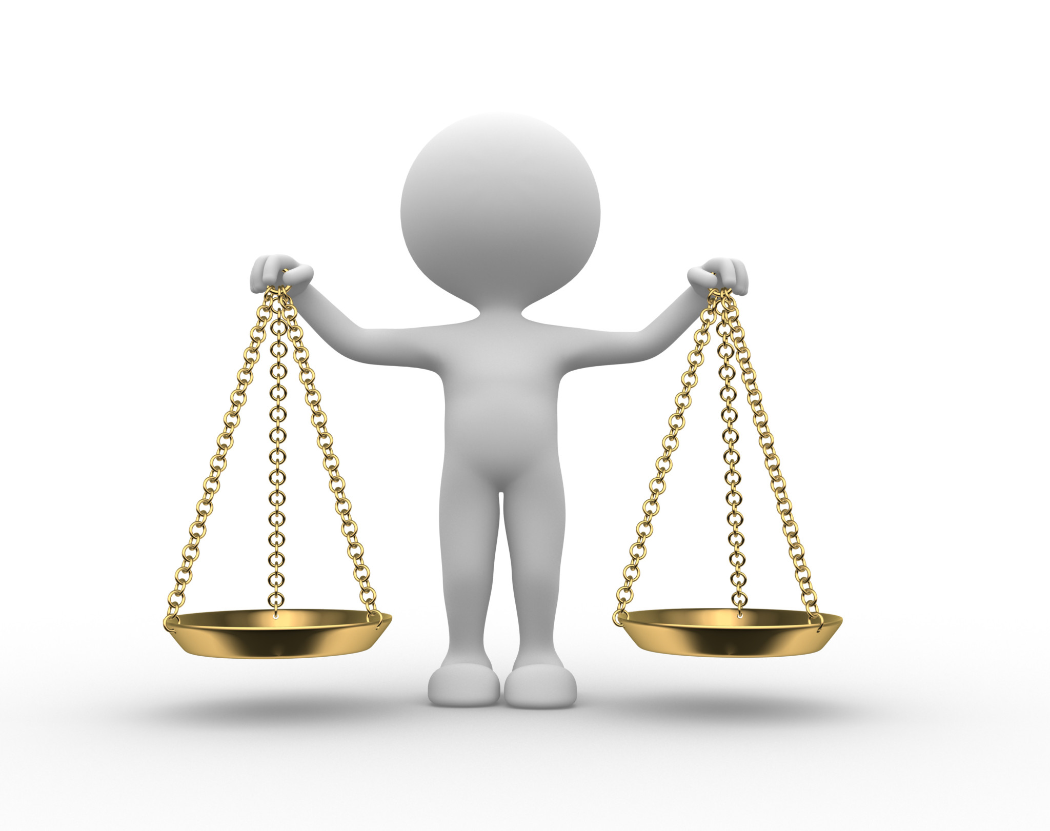 Icône d'une balance pour l'équité